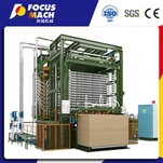 Komerční lis na překližku za tepla